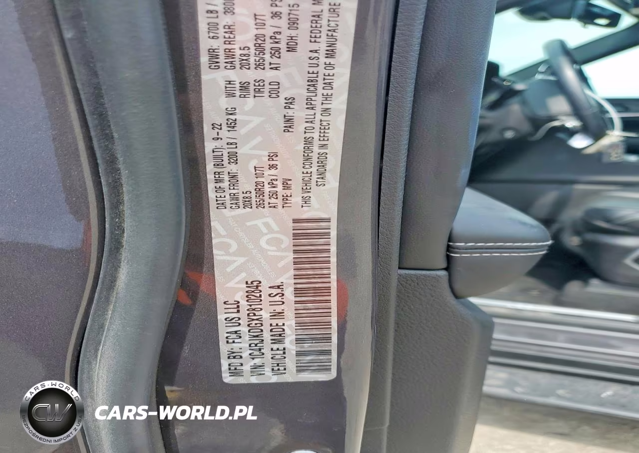 2023 Jeep Grand Cherokee L Overland VIN:1C4RJKDGXP8102845 - 12