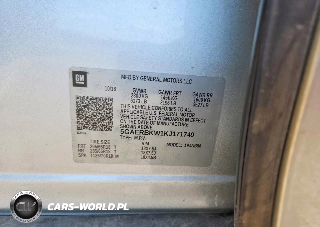 2019 Buick Enclave Essence VIN:5GAERBKW1KJ171749 - 12