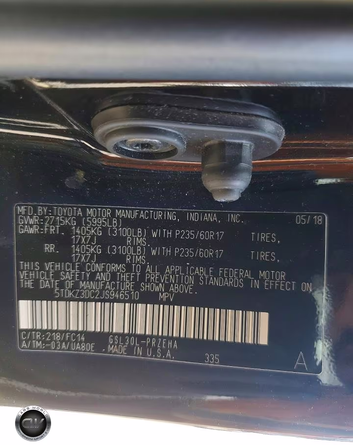 2018 Toyota Sienna Le VIN:5TDKZ3DC2JS946510 - 14