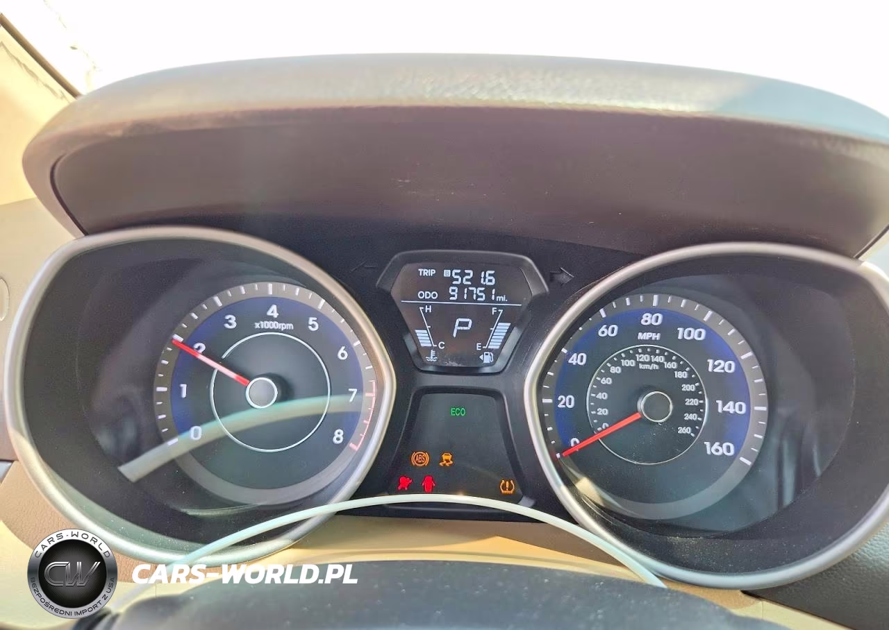 2013 Hyundai Elantra Gls VIN:5NPDH4AE0DH249936 - 9