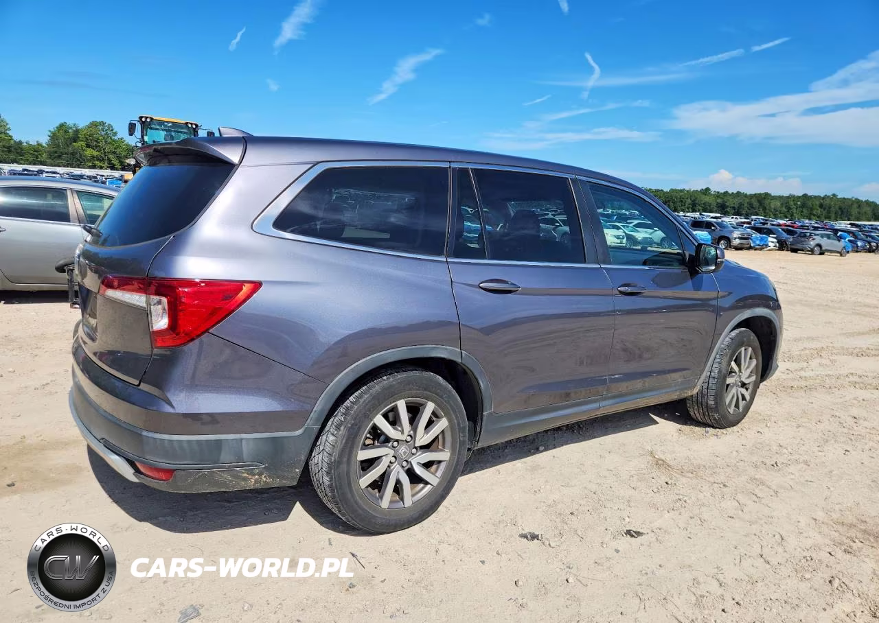 2020 Honda Pilot Exl VIN:5FNYF5H57LB017186 - 3
