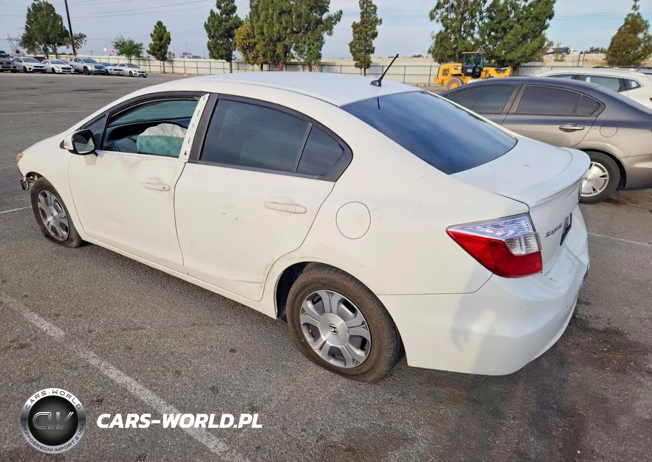 2012 Honda Civic Hybrid VIN:JHMFB4F24CS009537 - 2