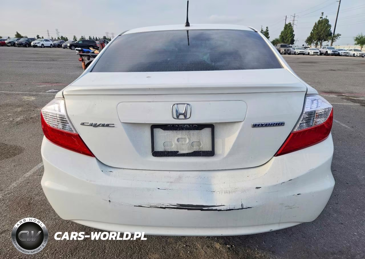 2012 Honda Civic Hybrid VIN:JHMFB4F24CS009537 - 6