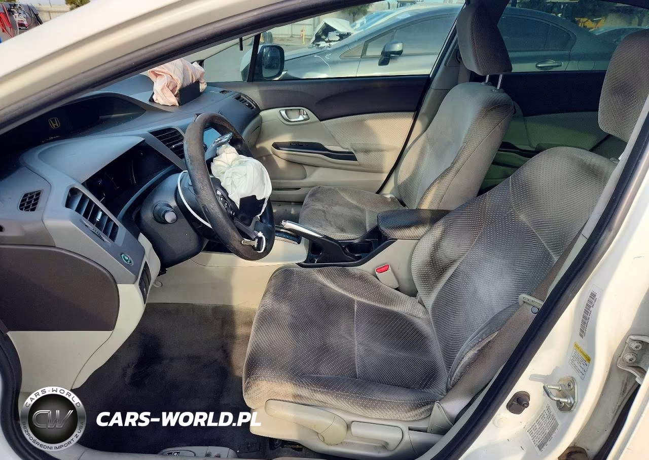 2012 Honda Civic Hybrid VIN:JHMFB4F24CS009537 - 7