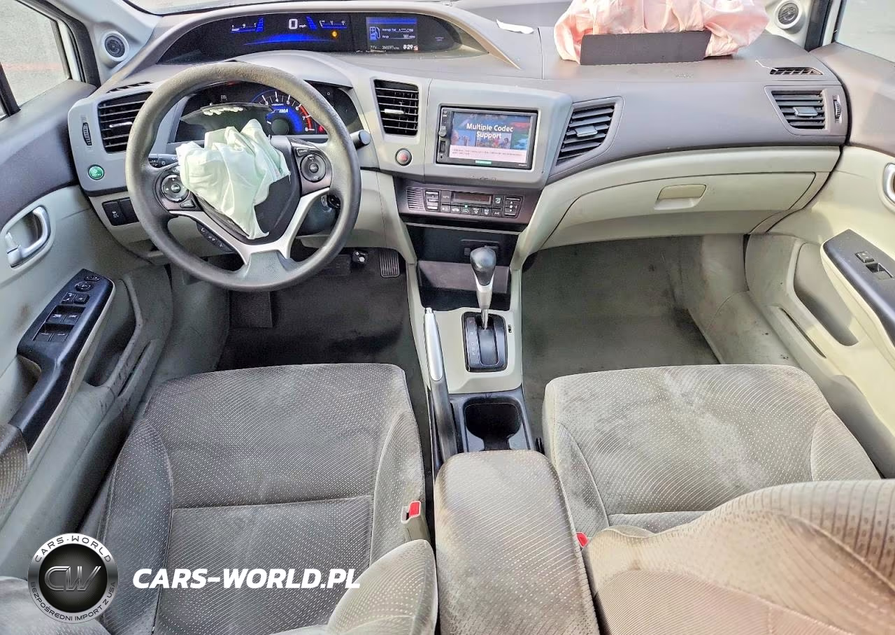 2012 Honda Civic Hybrid VIN:JHMFB4F24CS009537 - 8