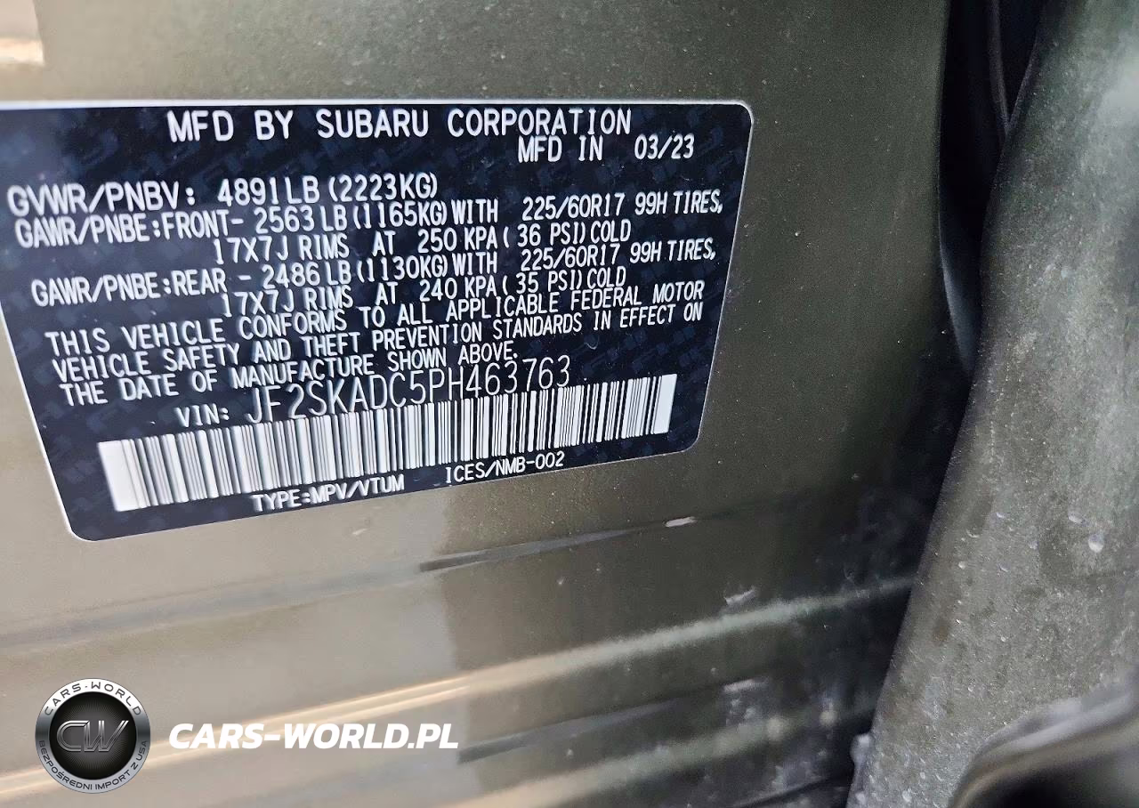2023 Subaru Forester Premium VIN:JF2SKADC5PH463763 - 14