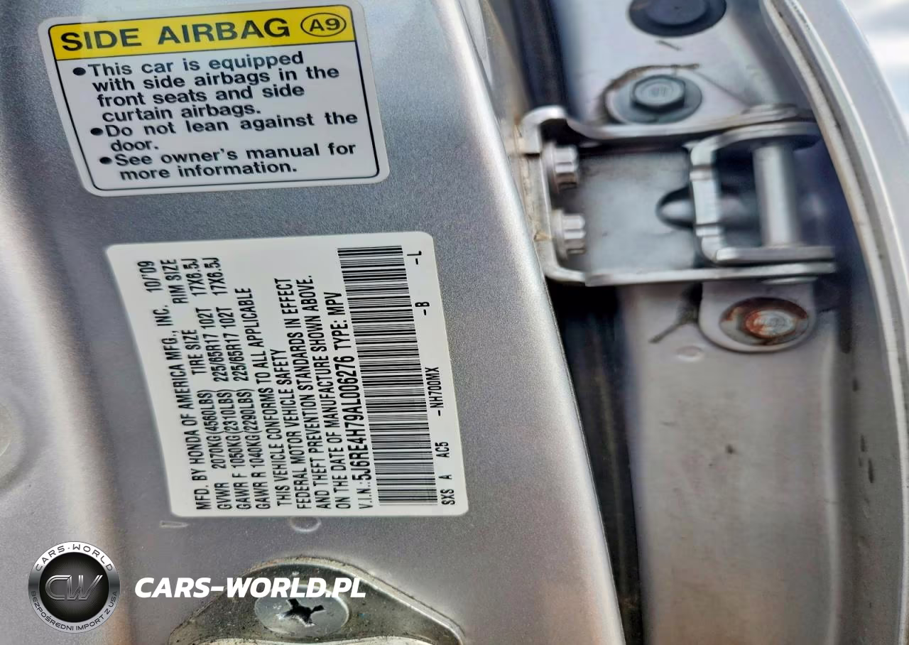 2010 Honda Cr-V Exl VIN:5J6RE4H79AL006276 - 13