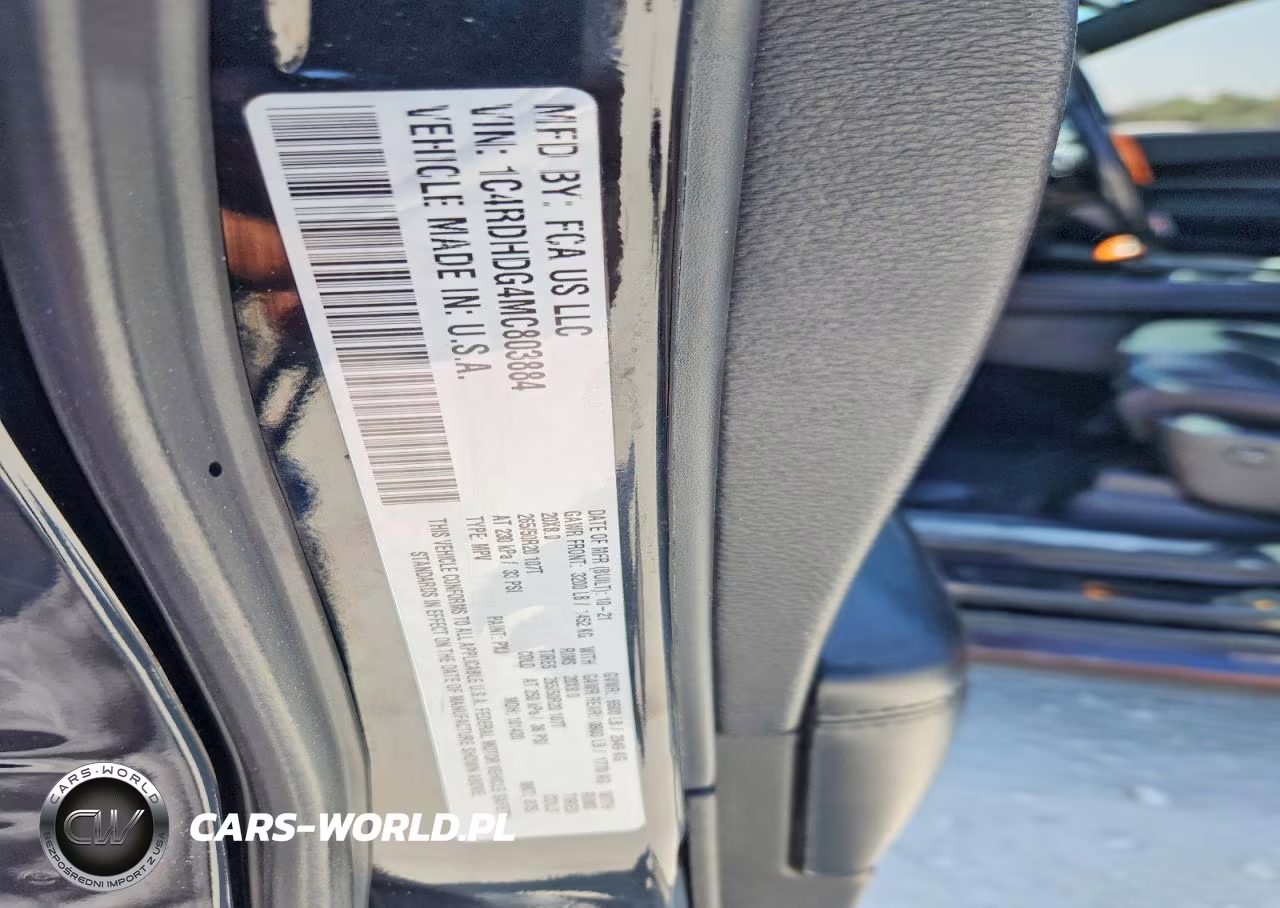 2021 Dodge Durango Gt VIN:1C4RDHDG4MC803884 - 14