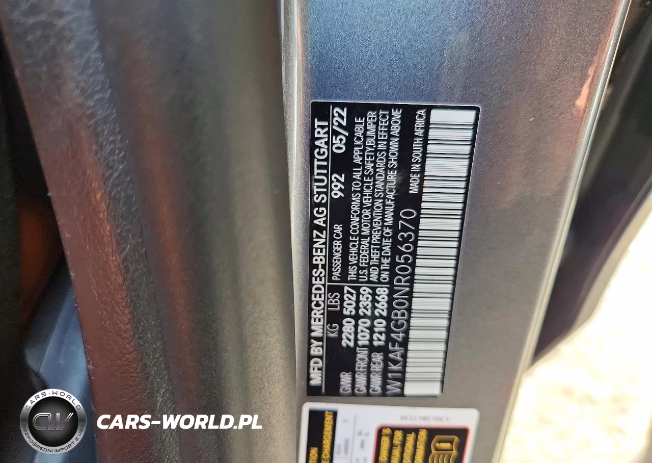 2022 Mercedes-Benz C 300 VIN:W1KAF4GB0NR056370 - 12