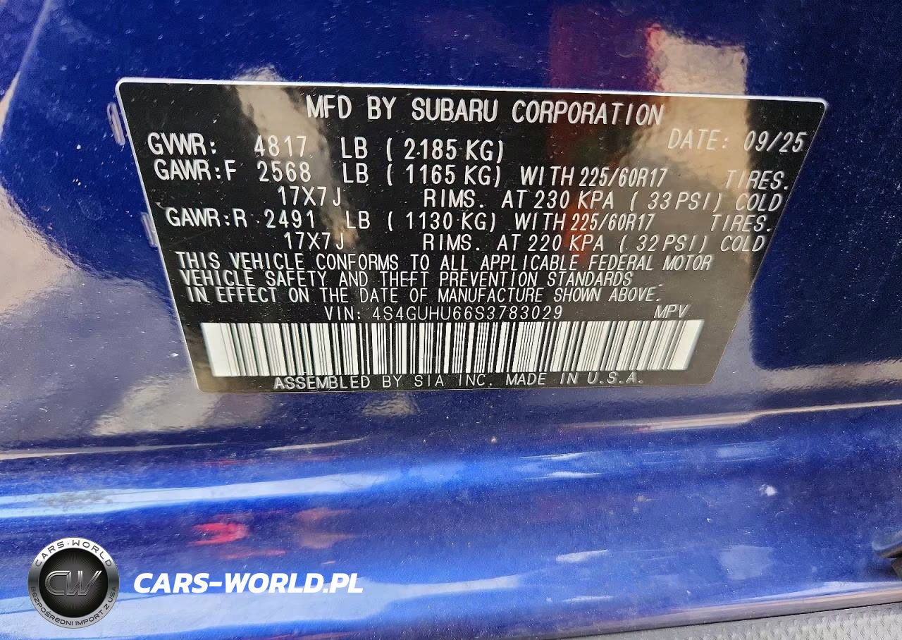 2025 Subaru Crosstrek Wilderness VIN:4S4GUHU66S3783029 - 13