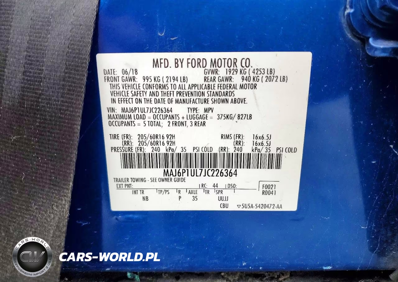 2018 Ford Ecosport Se VIN:MAJ6P1UL7JC226364 - 14