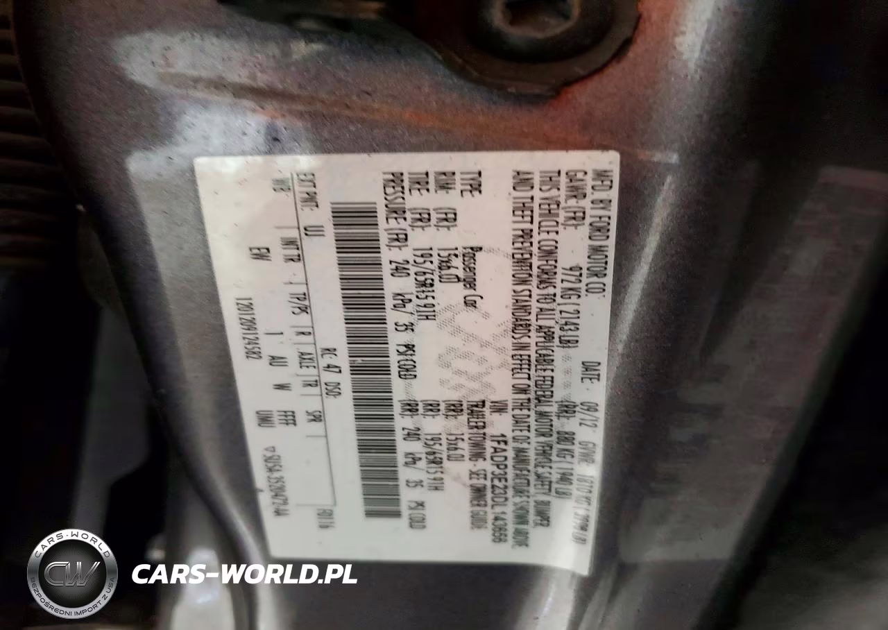 2013 Ford Focus S VIN:1FADP3E23DL143656 - 12