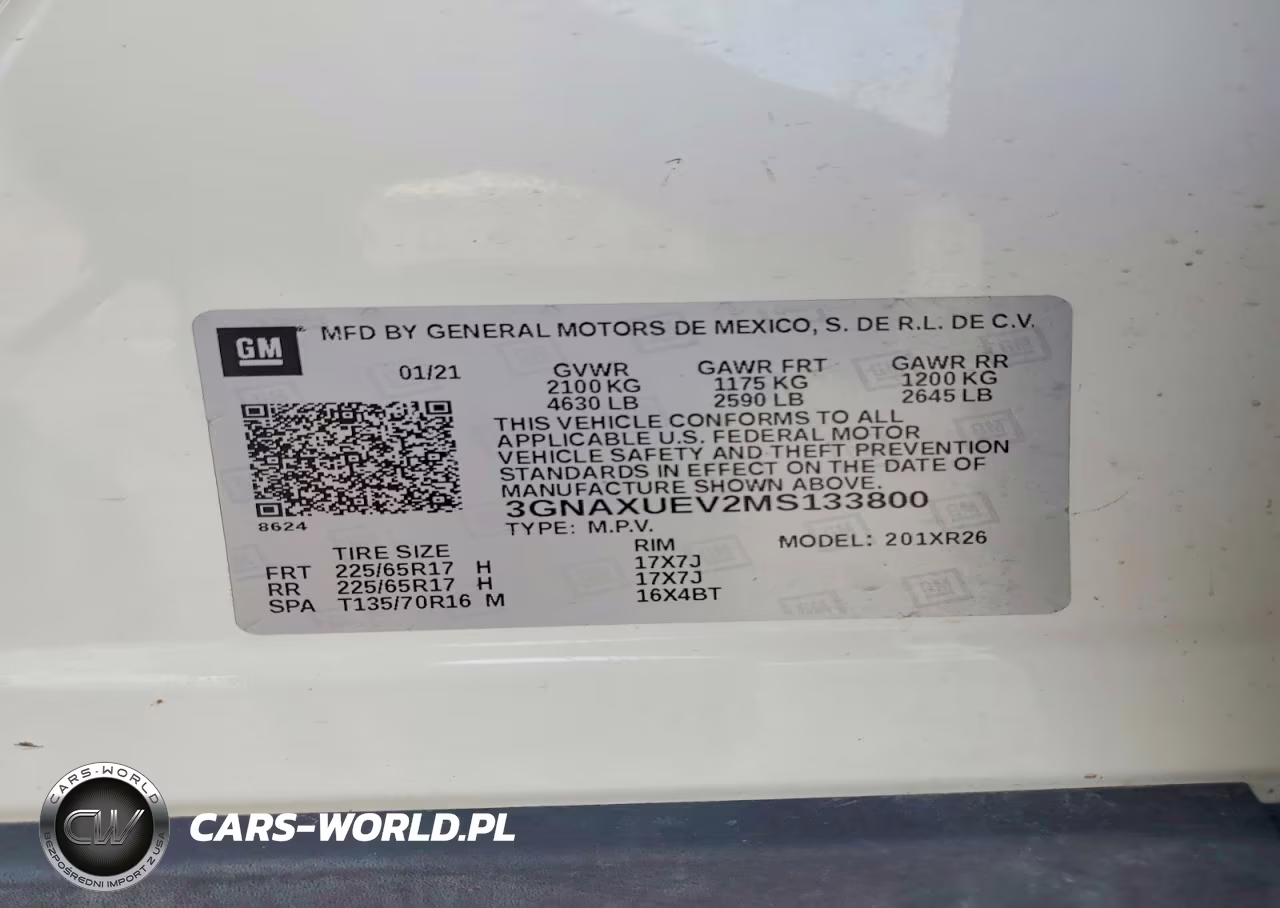 2021 Chevrolet Equinox Lt VIN:3GNAXUEV2MS133800 - 13