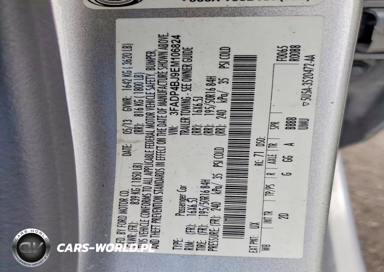 2014 Ford Fiesta Se VIN:3FADP4BJ9EM106824 - 12