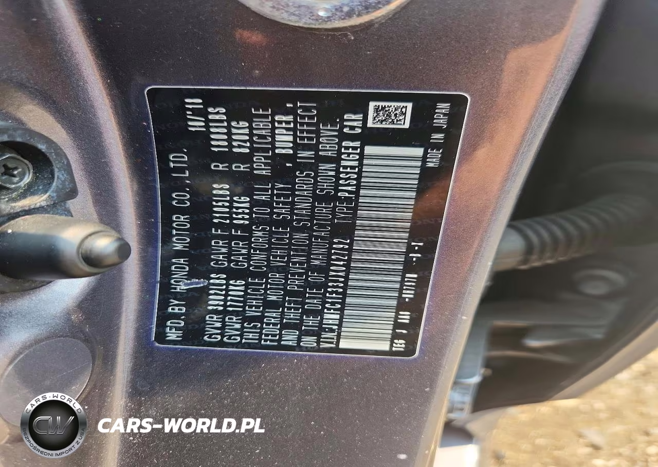 2018 Honda Civic Ex VIN:JHMFC1F33JX042792 - 13