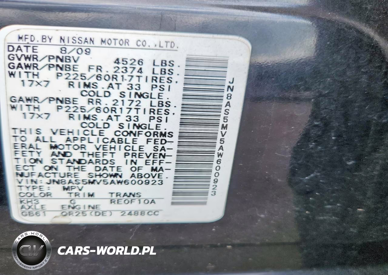 2010 Nissan Rogue S VIN:JN8AS5MV5AW600923 - 13
