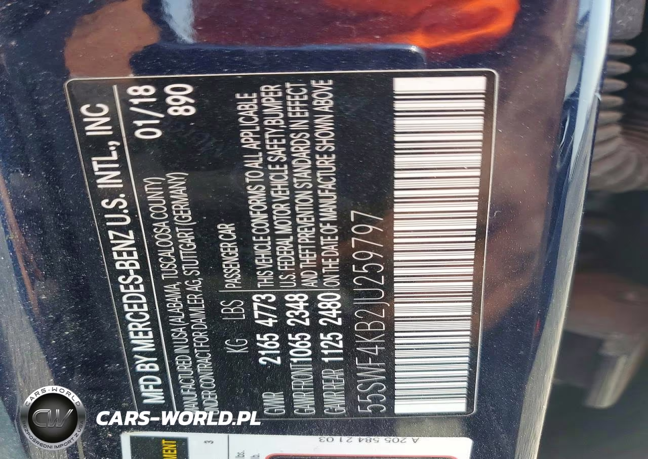 2018 Mercedes-Benz C 300 4Matic VIN:55SWF4KB2JU259797 - 12