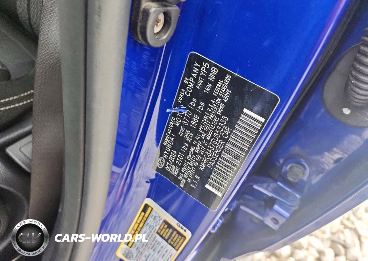 2025 Hyundai Venue Sel VIN:KMHRC8A37SU353333 - 12
