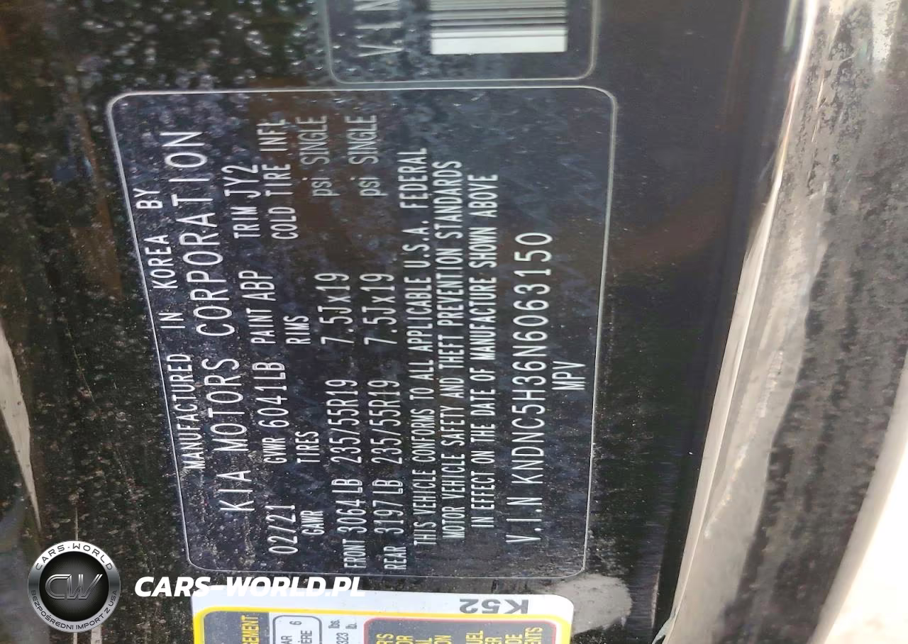 2022 Kia Carnival Ex VIN:KNDNC5H36N6063150 - 14