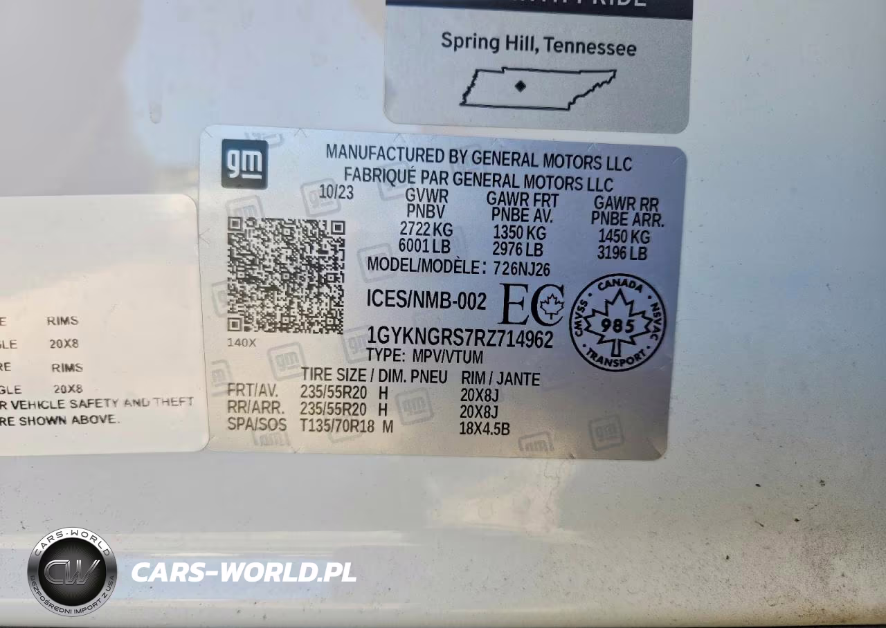 2024 Cadillac Xt5 Sport VIN:1GYKNGRS7RZ714962 - 13