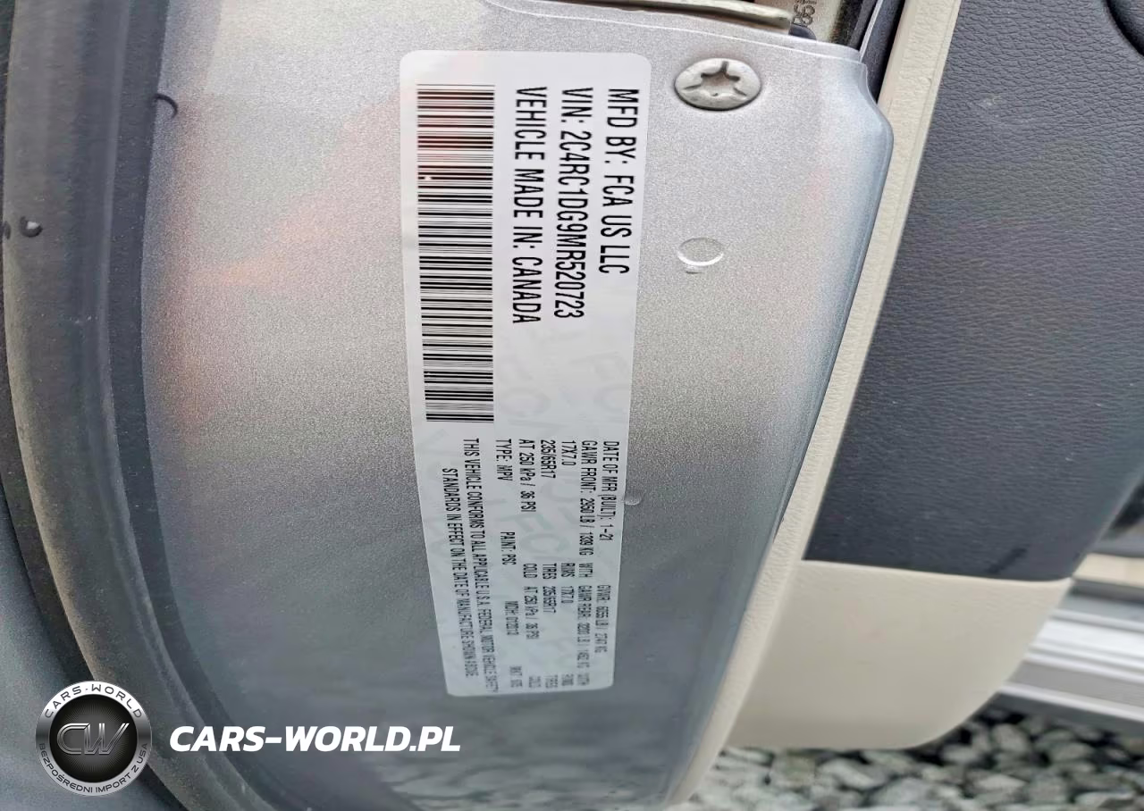 2021 Chrysler Voyager Lxi VIN:2C4RC1DG9MR520723 - 13