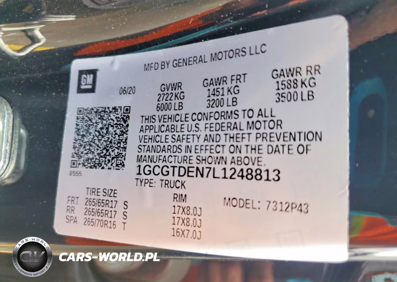 2020 Chevrolet Colorado Z71 VIN:1GCGTDEN7L1248813 - 12