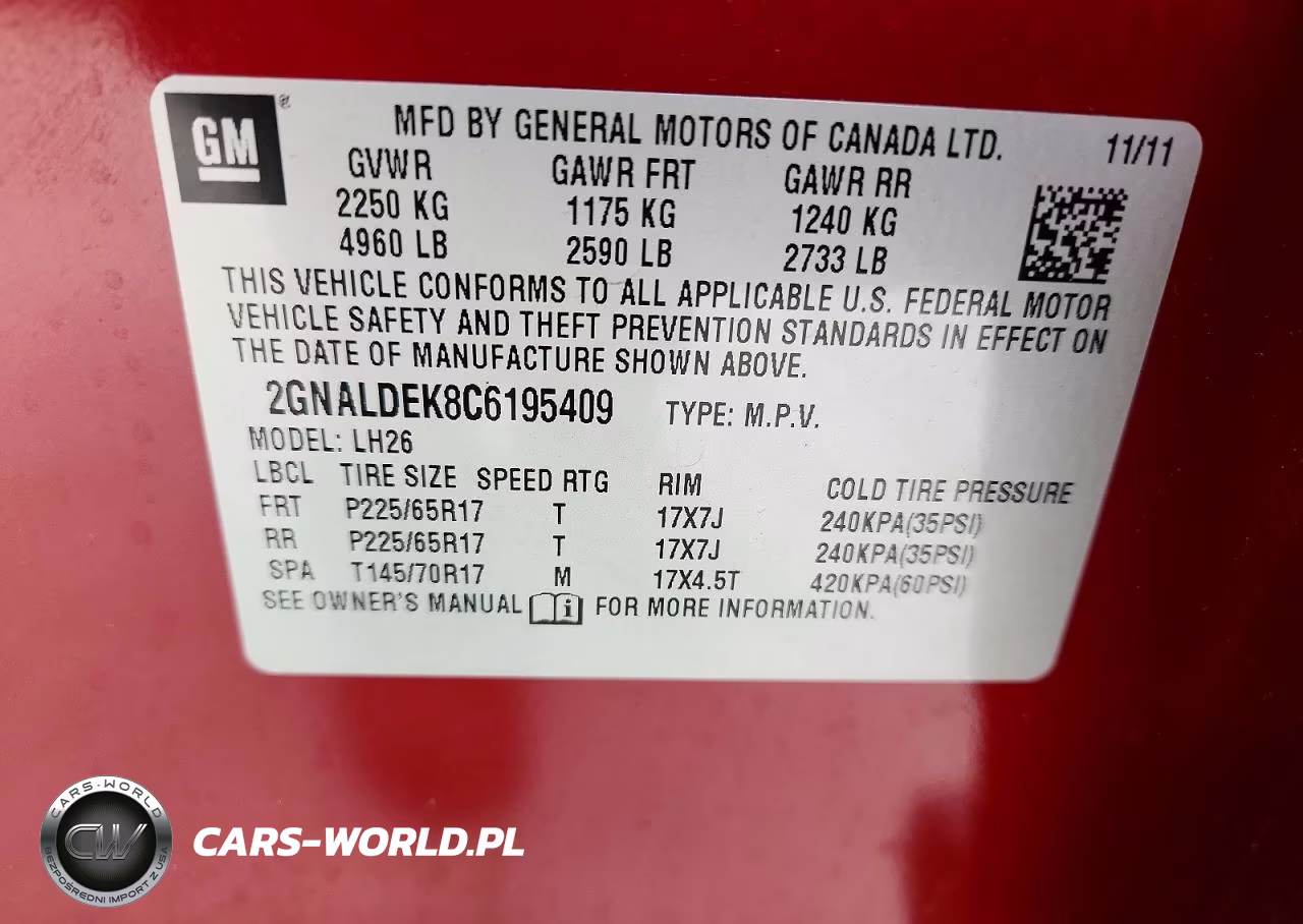 2012 Chevrolet Equinox Lt VIN:2GNALDEK8C6195409 - 13