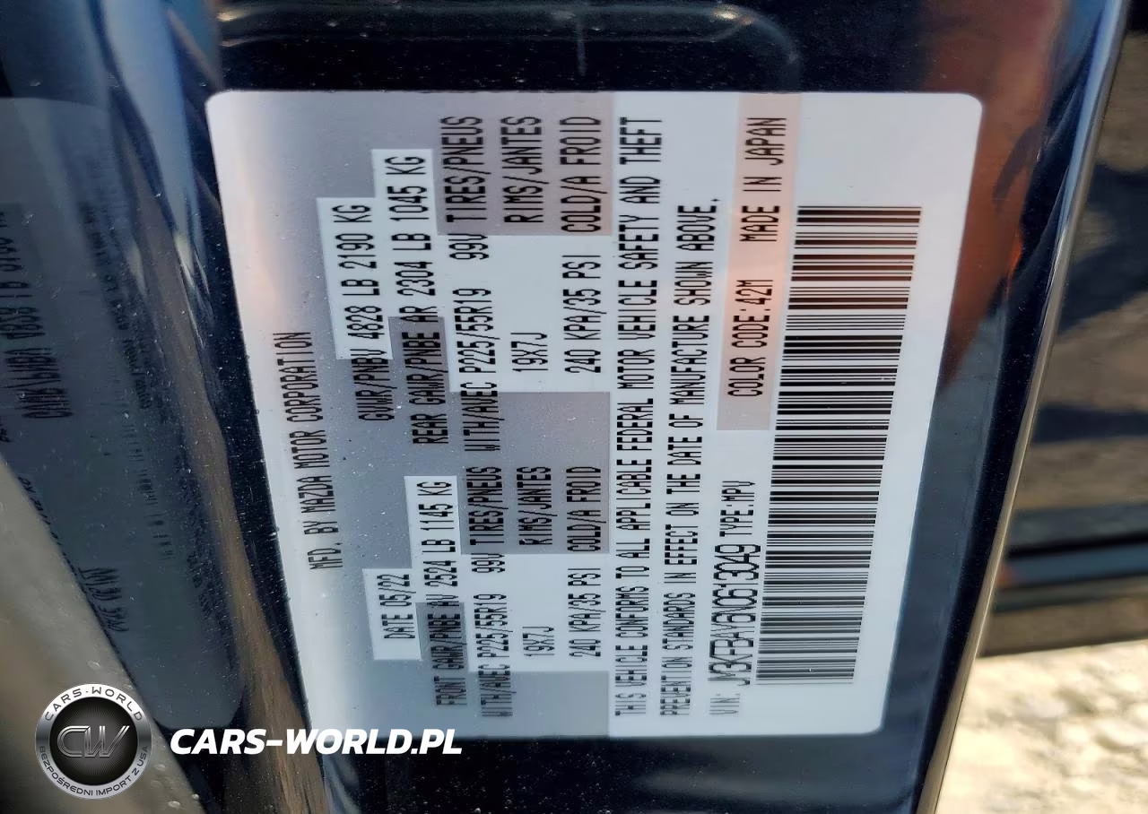 2022 Mazda Cx-5 VIN:JM3KFBAY6N0613049 - 14