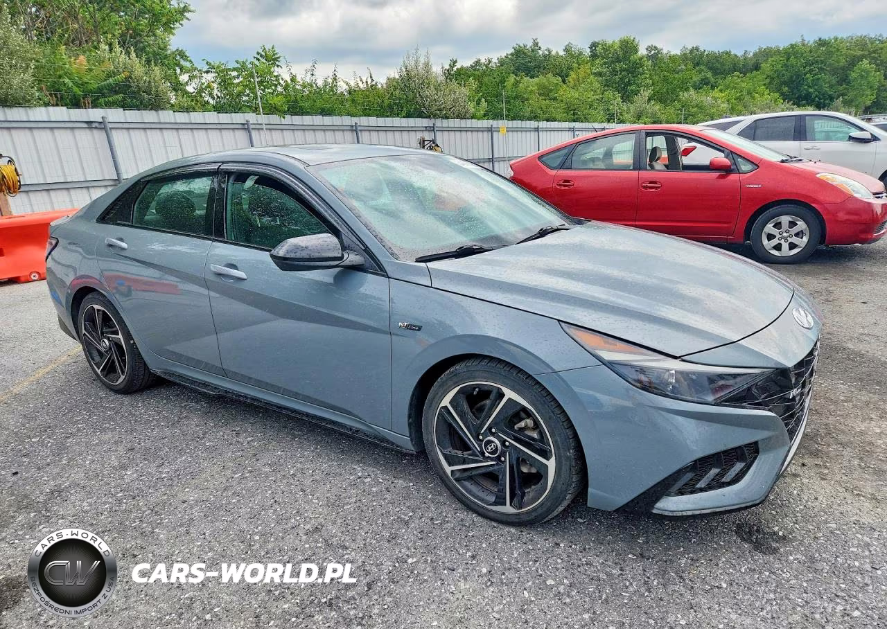 2022 Hyundai Elantra N Line VIN:KMHLR4AF3NU329588 - 4
