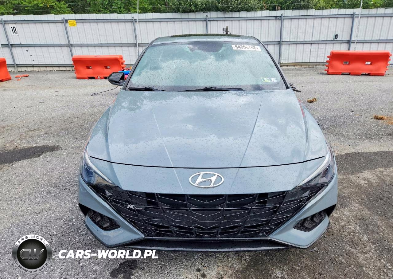 2022 Hyundai Elantra N Line VIN:KMHLR4AF3NU329588 - 5