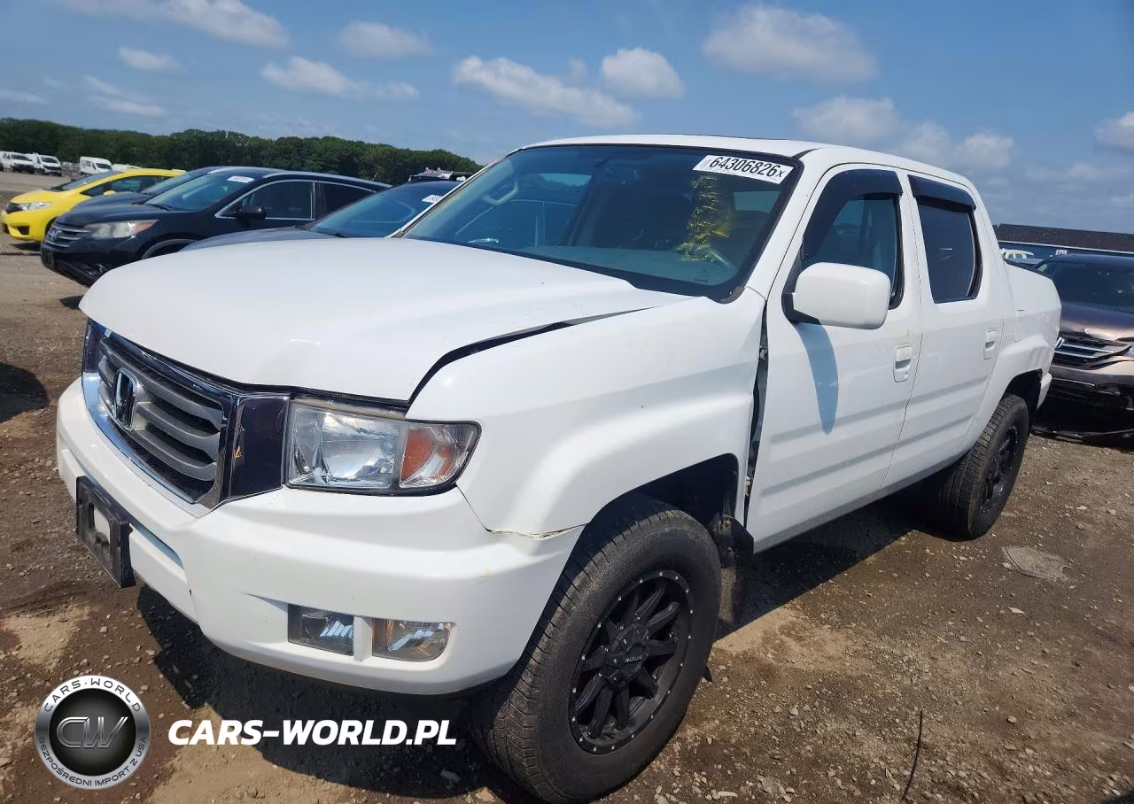 2014 Honda Ridgeline Rtl VIN:5FPYK1F5XEB005924 - 1