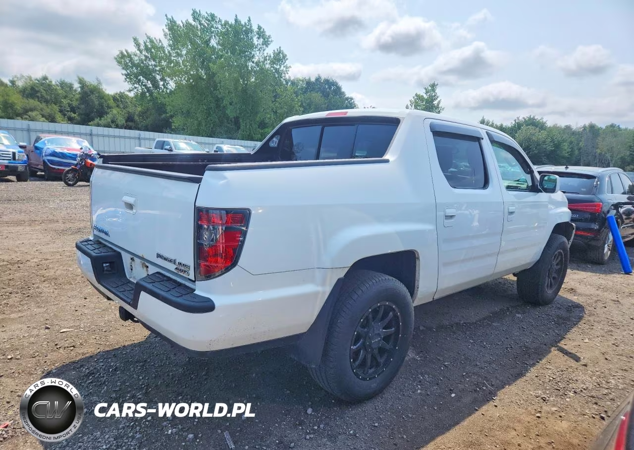 2014 Honda Ridgeline Rtl VIN:5FPYK1F5XEB005924 - 3