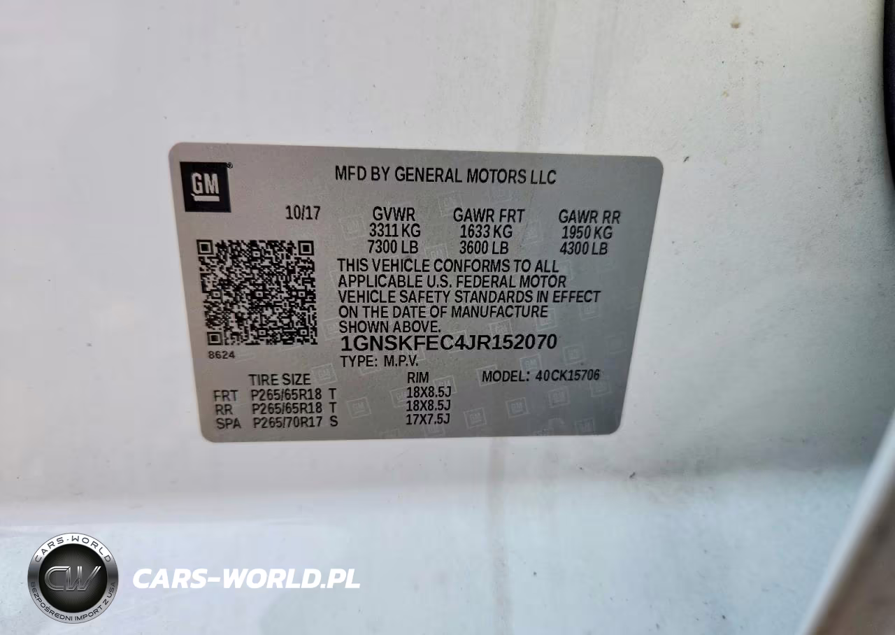 2018 Chevrolet Tahoe Special VIN:1GNSKFEC4JR152070 - 13