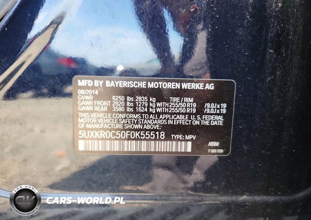 2015 BMW X5 xDrive35I VIN:5UXKR0C50F0K55518 - 13