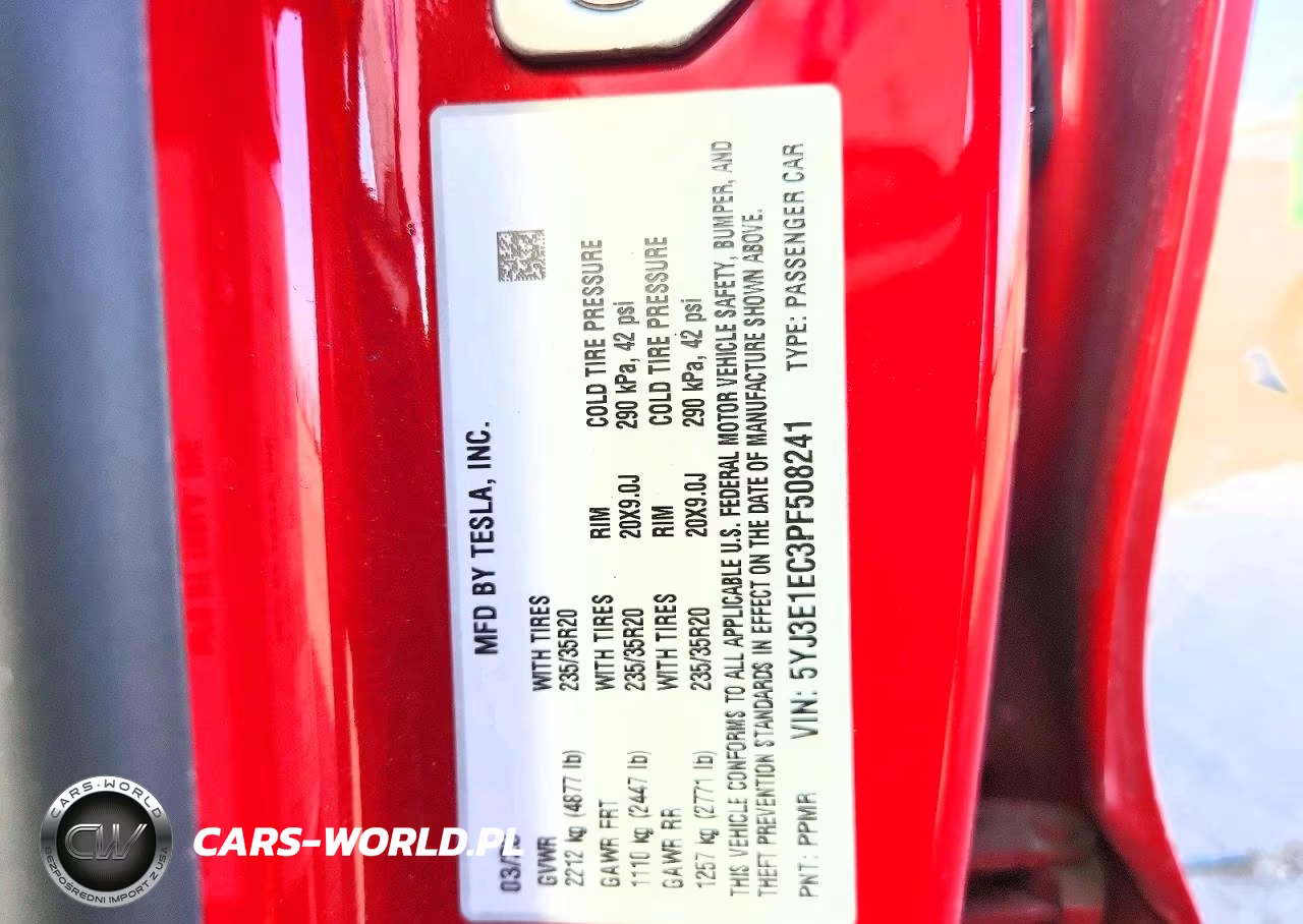 2023 Tesla Model 3 VIN:5YJ3E1EC3PF508241 - 13