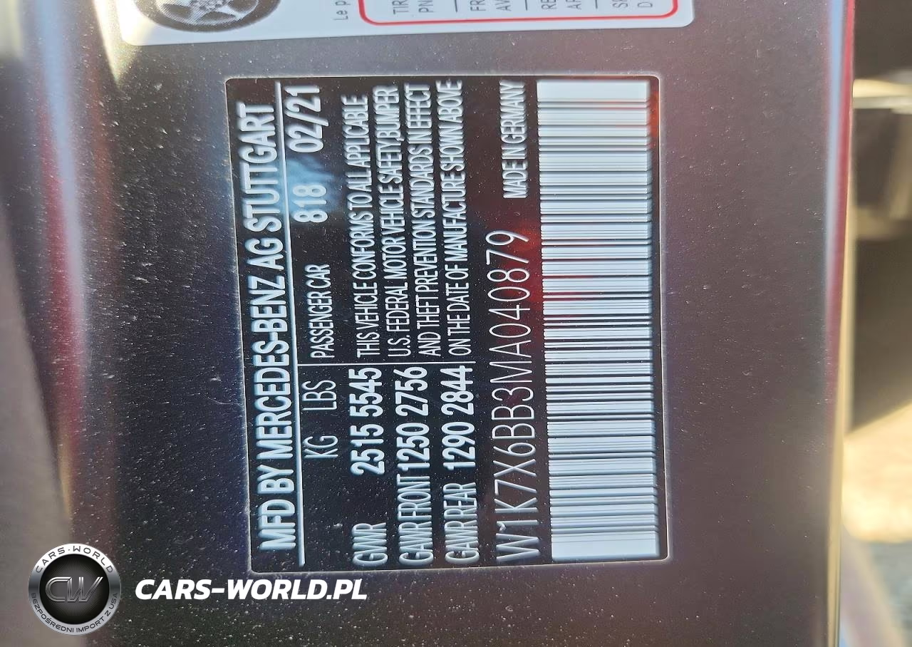 2021 Mercedes-Benz Amg Gt 53 VIN:W1K7X6BB3MA040879 - 12