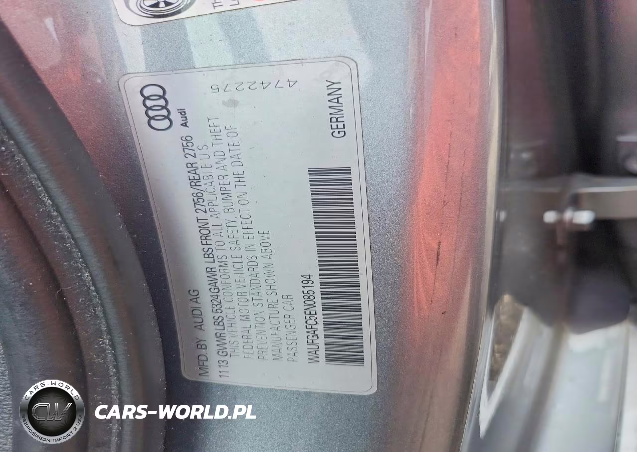 2014 Audi A6 Premium Plus VIN:WAUFGAFC5EN085194 - 12