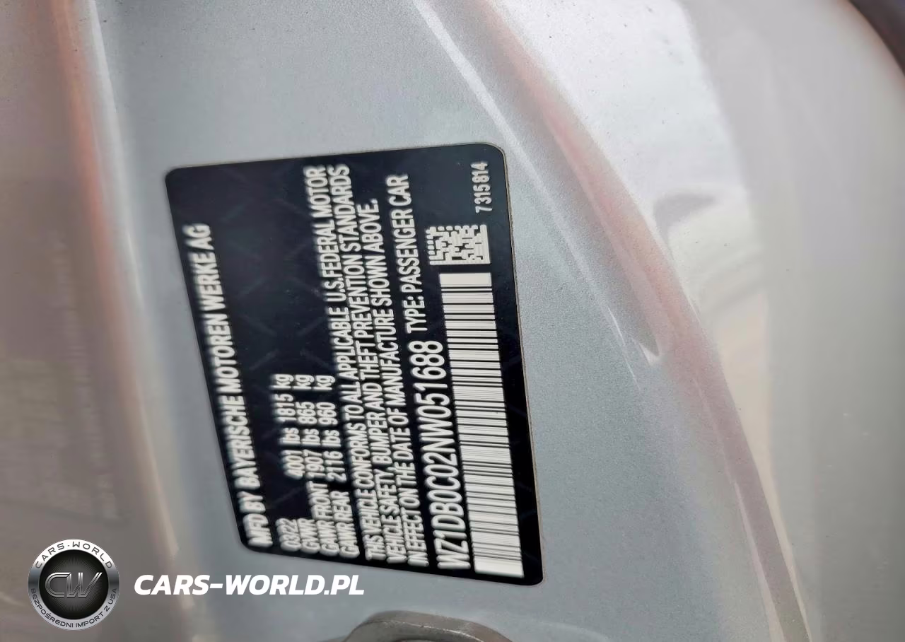 2022 Toyota Gr Supra 3.0 Premium VIN:WZ1DB0C02NW051688 - 12