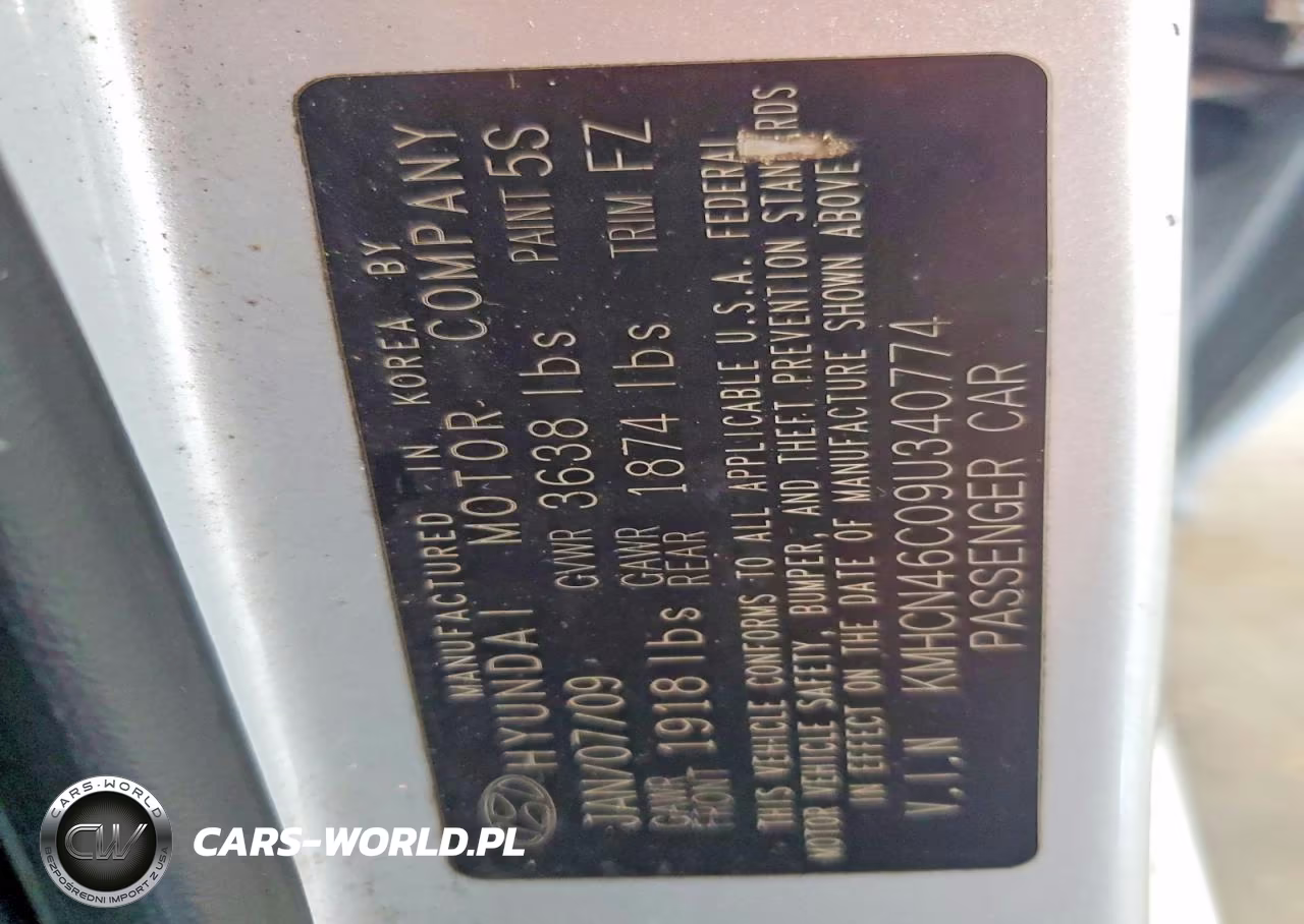 2009 Hyundai Accent Gls VIN:KMHCN46C09U340774 - 12