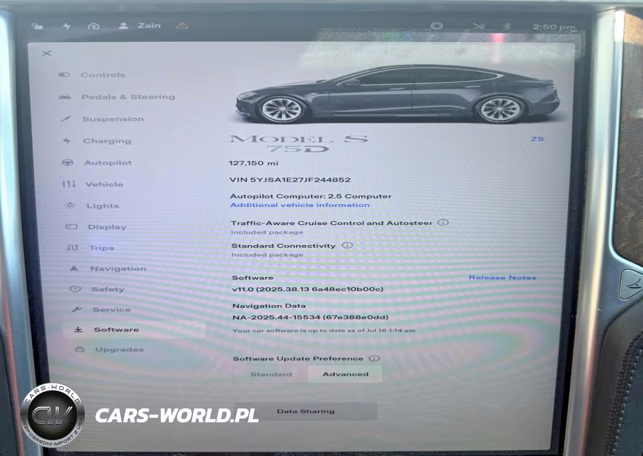 2018 Tesla Model S VIN:5YJSA1E27JF244852 - 9