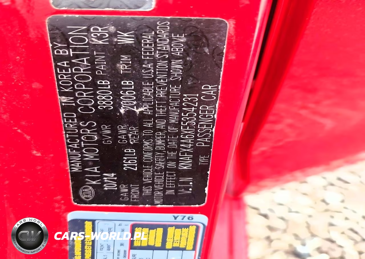 2015 Kia Forte Lx VIN:KNAFX4A6XF5354231 - 12