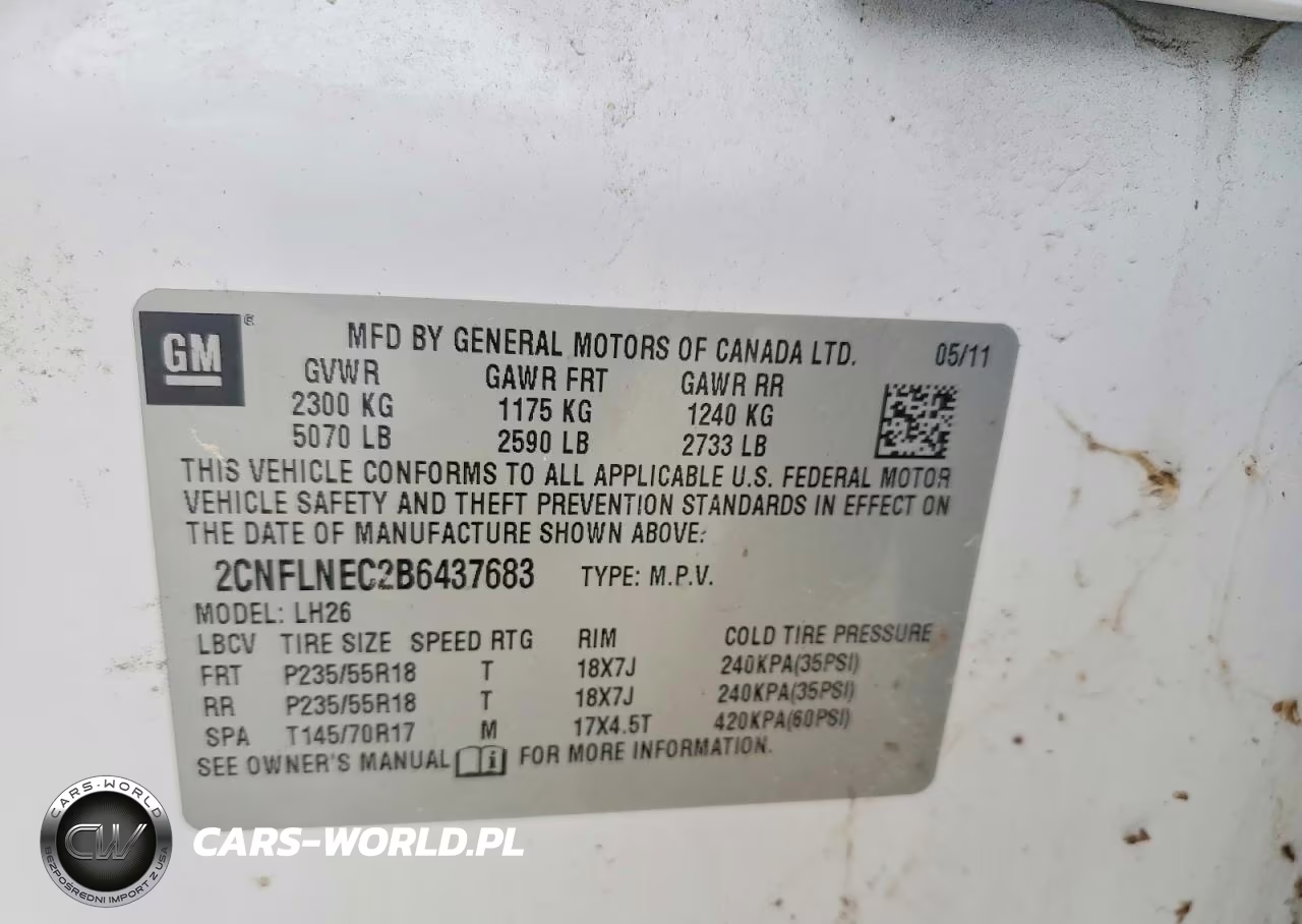 2011 Chevrolet Equinox Lt VIN:2CNFLNEC2B6437683 - 12
