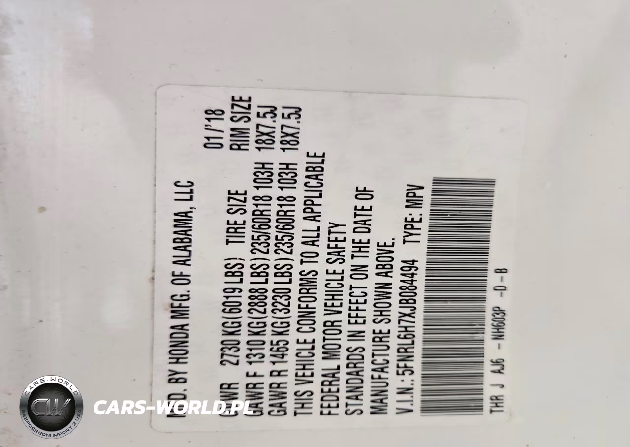 2018 Honda Odyssey Exl VIN:5FNRL6H7XJB084494 - 13