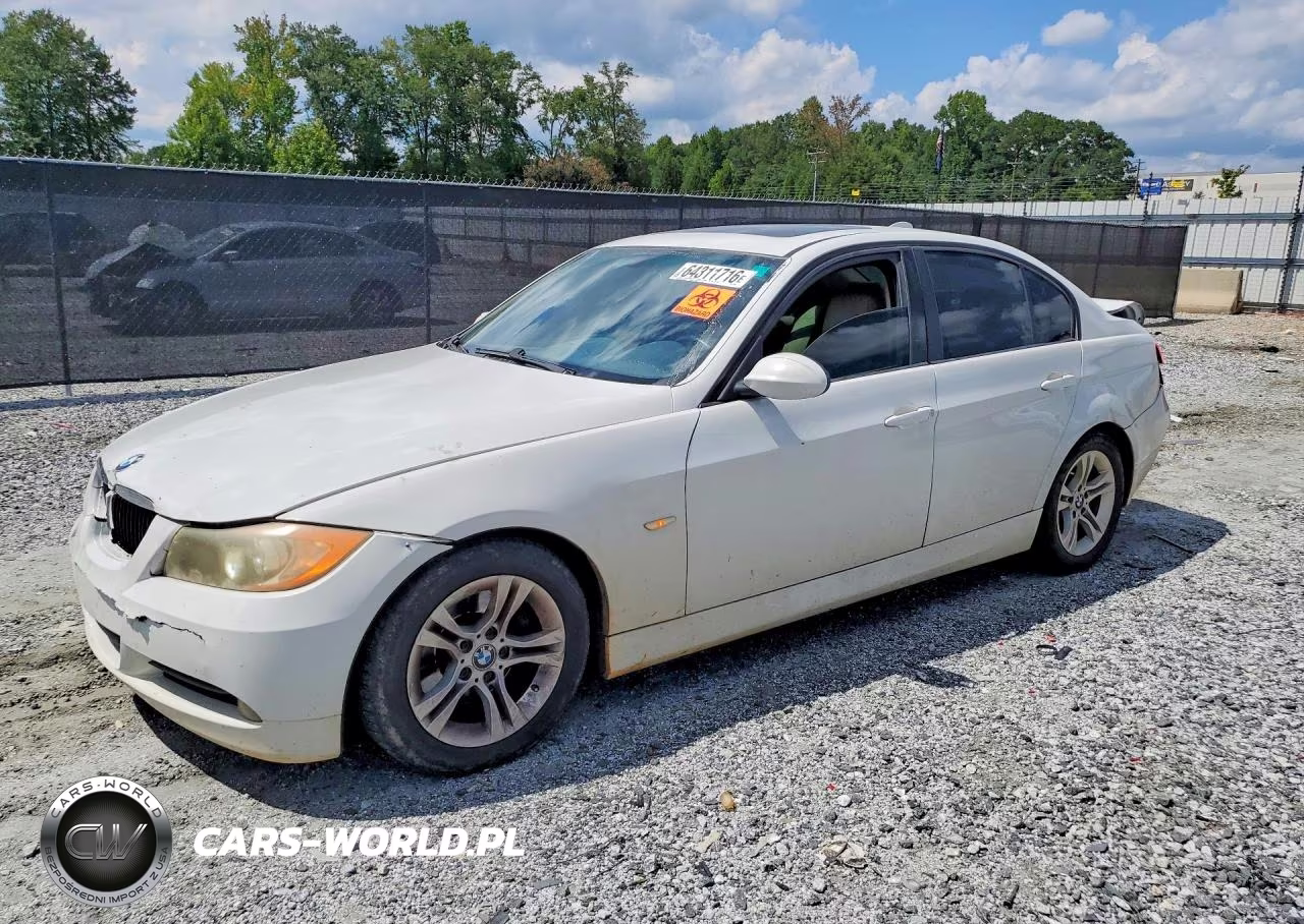 2008 BMW 328 I VIN:WBAVA37568NL58009 - 1