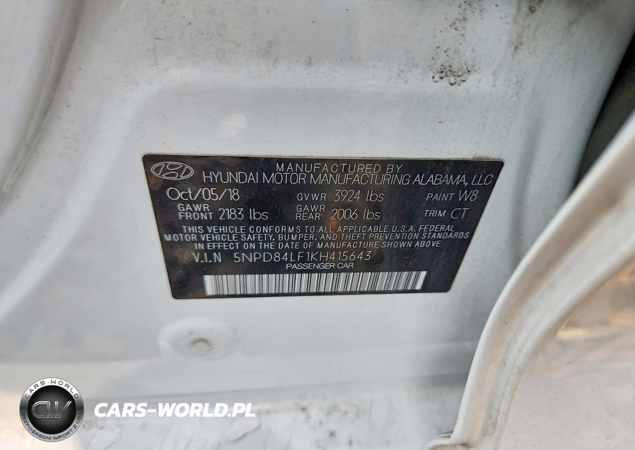2019 Hyundai Elantra Limited VIN:5NPD84LF1KH415643 - 12