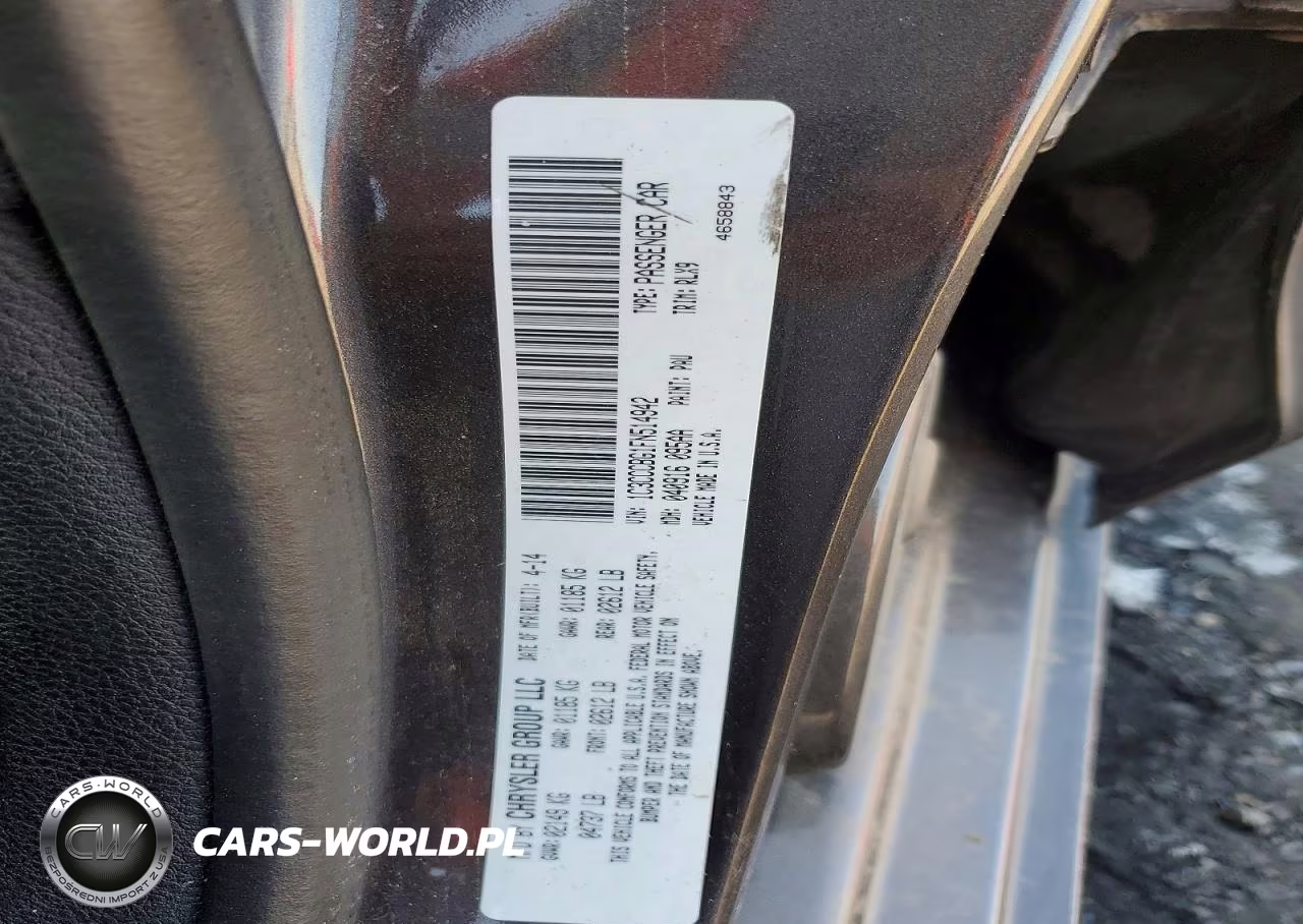 2015 Chrysler 200 S VIN:1C3CCCBG1FN514942 - 12