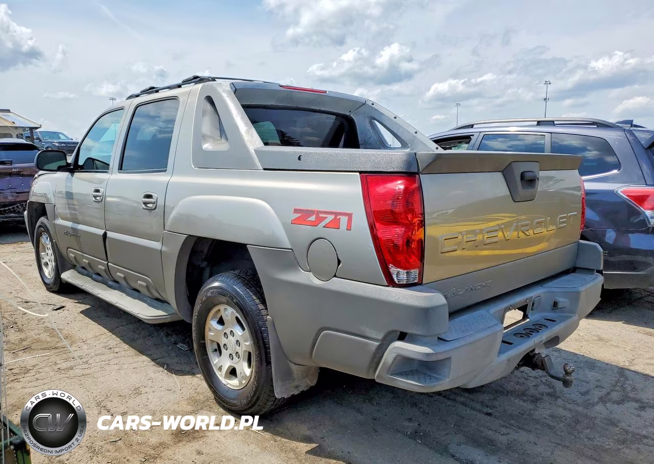 2002 Chevrolet Avalanche K1500 VIN:3GNEK13T42G288980 - 2