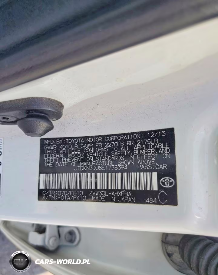 2014 Toyota Prius Three VIN:JTDKN3DU8E1778394 - 13