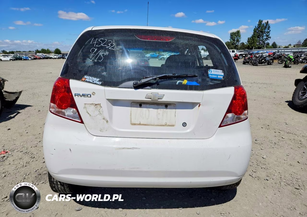 2008 Chevrolet Aveo Base VIN:KL1TD66608B256131 - 6