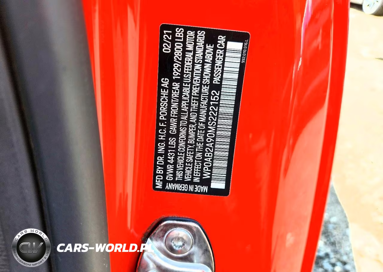 2021 Porsche 911 Carrera S VIN:WP0AB2A90MS222152 - 12